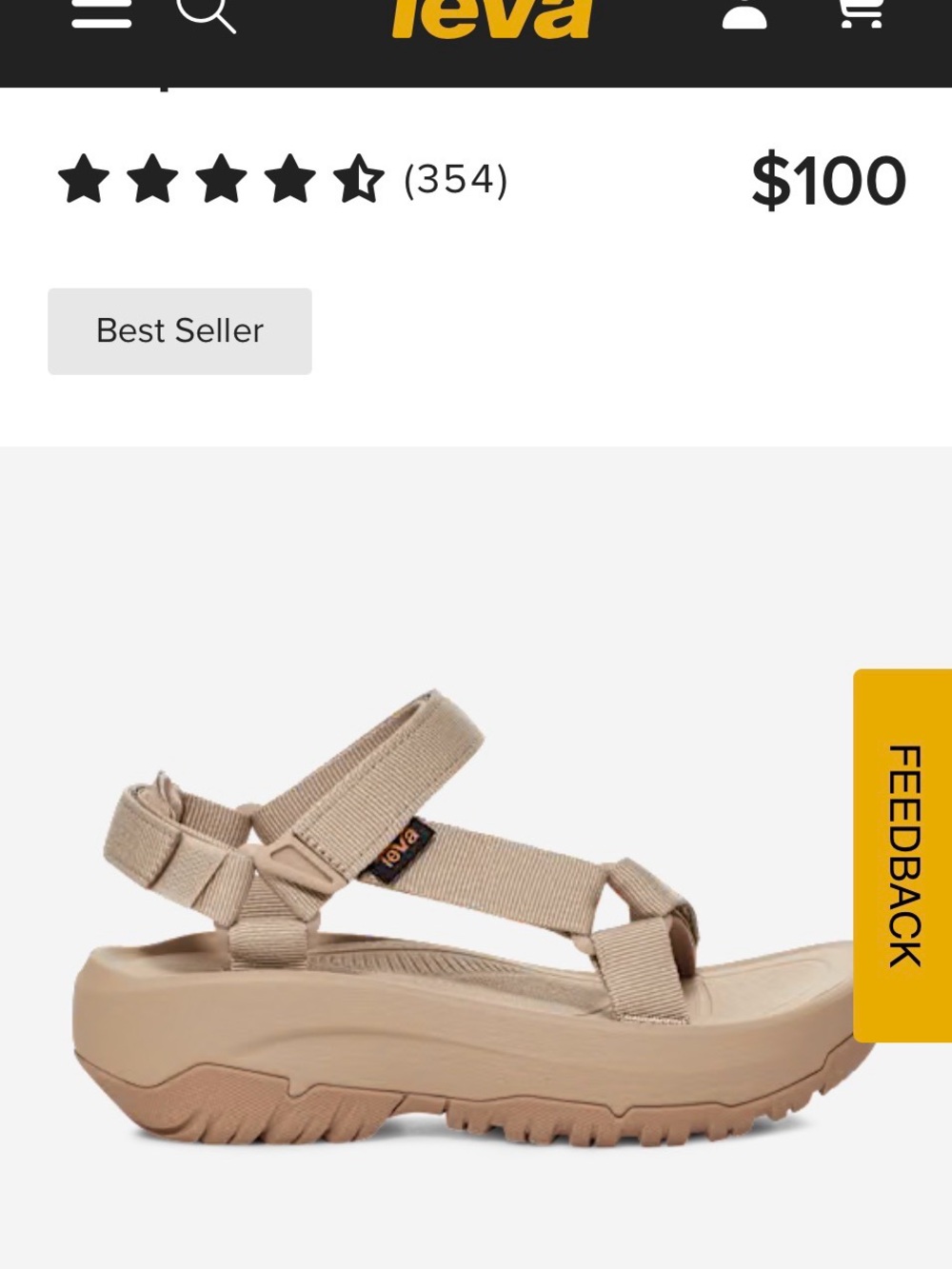 Teva Sesame Hurricane Ampsole Sandals size 6W